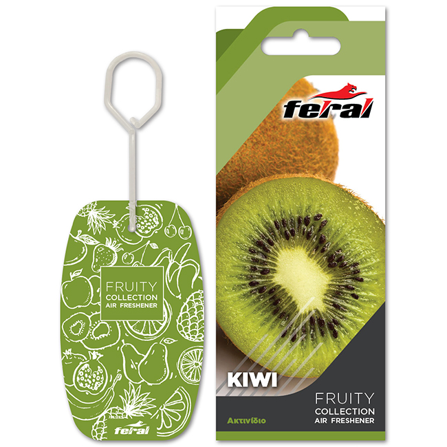 Αρωματικό Αυτοκινήτου Κρεμαστό Feral Fruity Collection Kiwi