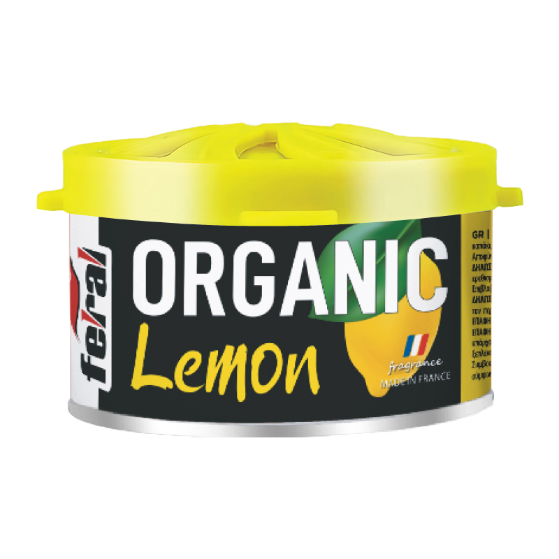 Feral Organic Lemon Αρωματικό Αυτοκινήτου Κονσέρβα