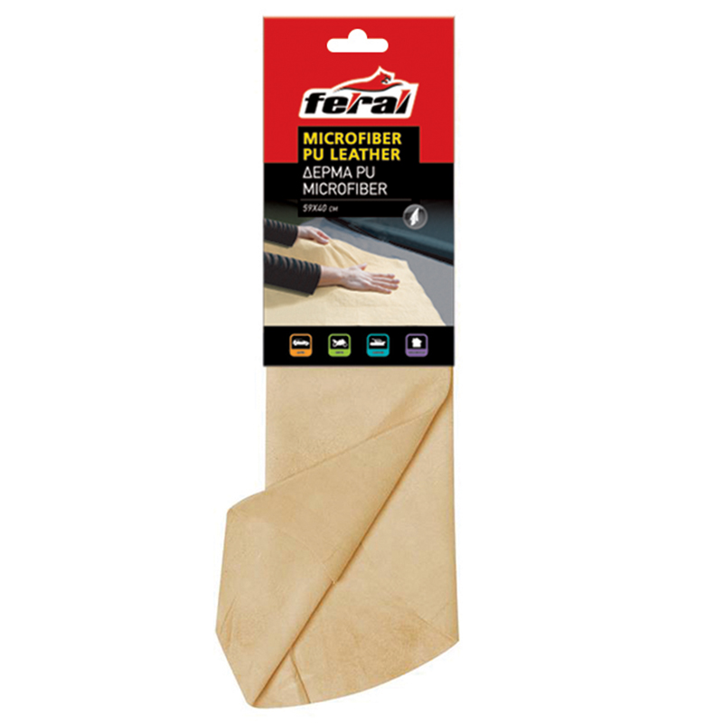 Feral Microfiber PU Leather Δέρμα Στεγνώματος