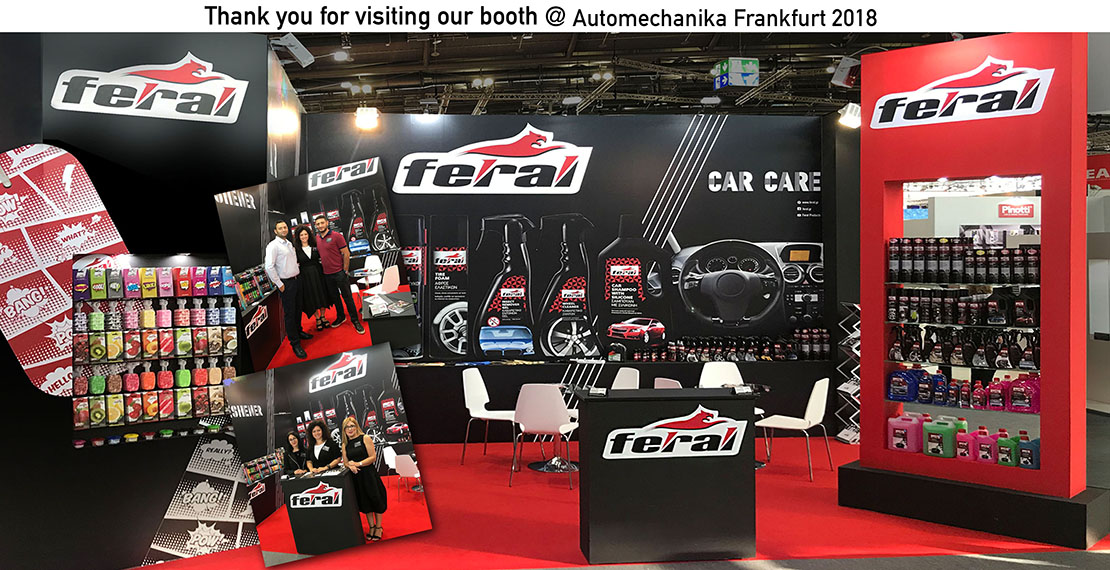 Presentation of Feral products in the 25th Automechanika Frankfurt 2018