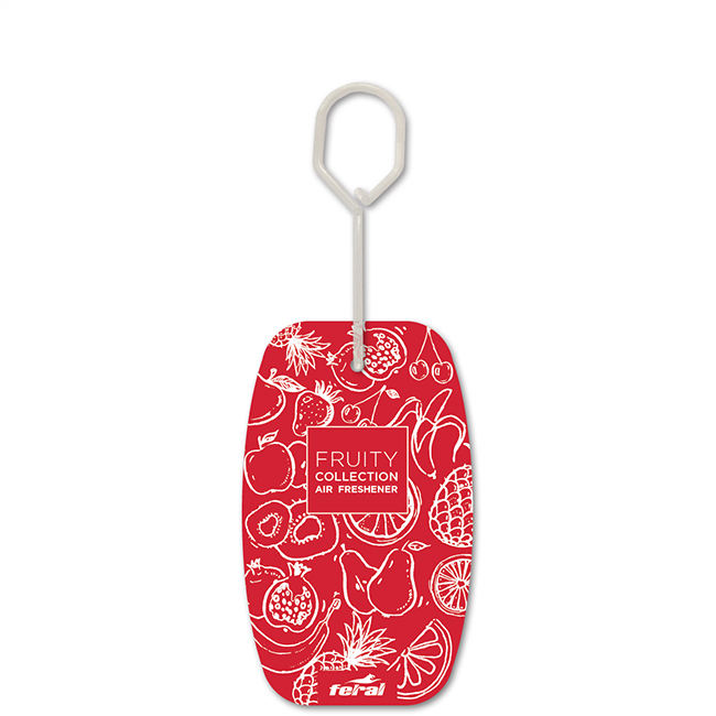 Set Air Freshener Hanging Feral Fruity Collection Strawberry 3 Pieces -  Feral Car Care & Fresheners