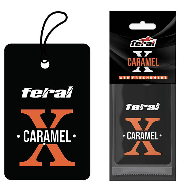 Air Freshener Hanging Feral X Collection Edition Caramel