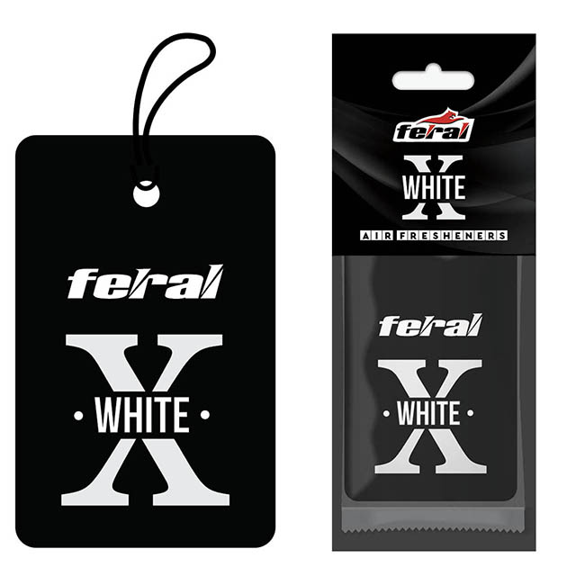 Air Freshener Hanging Feral X Collection Edition White