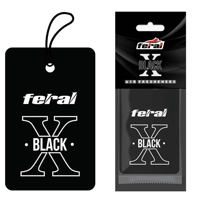 Air Freshener Hanging Feral X Collection Edition Black