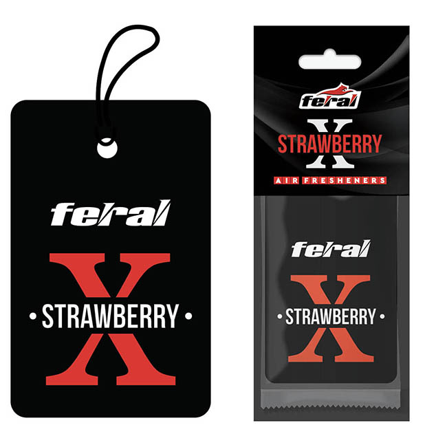 Air Freshener Hanging Feral X Collection Edition Strawberry