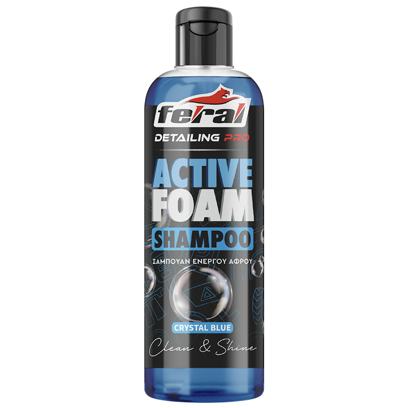Feral Detailing Pro Active Foam Σαμπουάν Ενεργού Αφρού Crystal Blue 500ml
