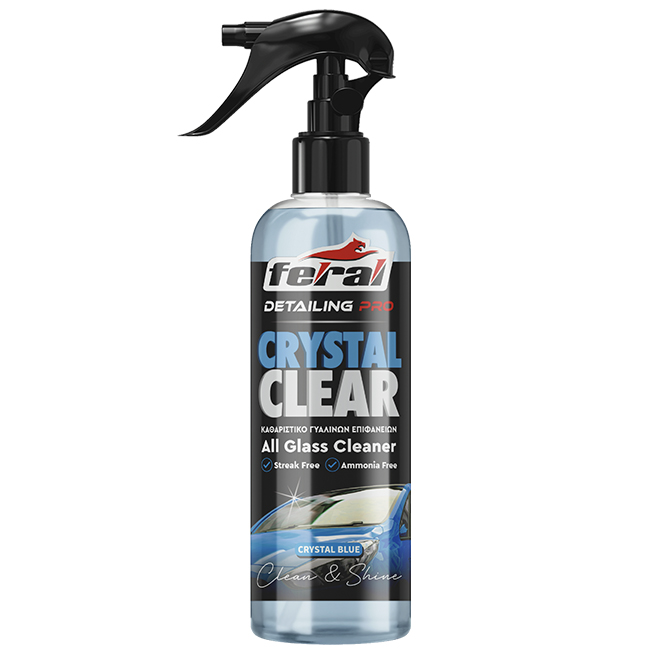 Feral Detailing Pro Crystal Clear Crystal Blue Kαθαριστικό Τζαμιών 750ml