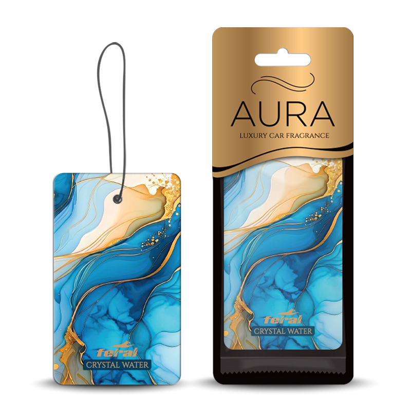 Air Freshener Hanging Feral “Aura Collection” Crystal Water