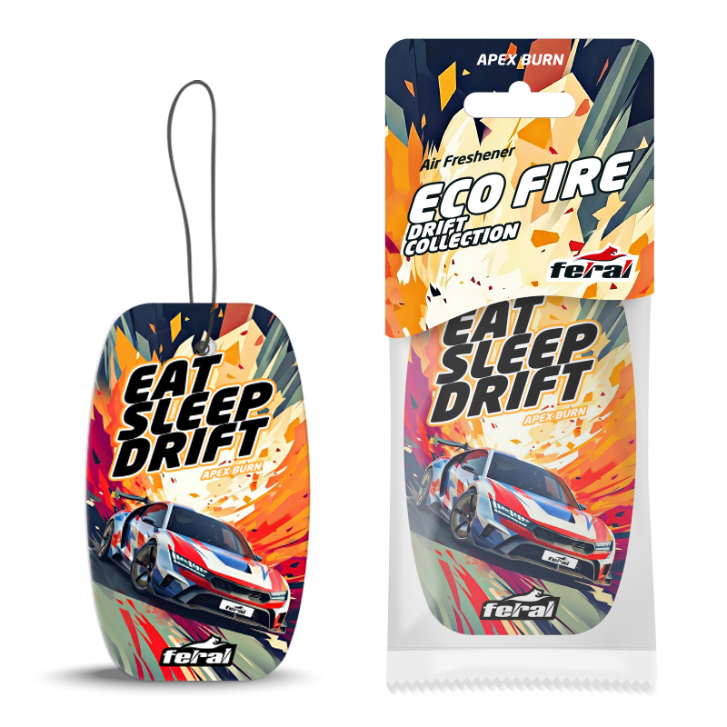 Air Freshener Hanging Feral “Drift Collection” Apex Burn