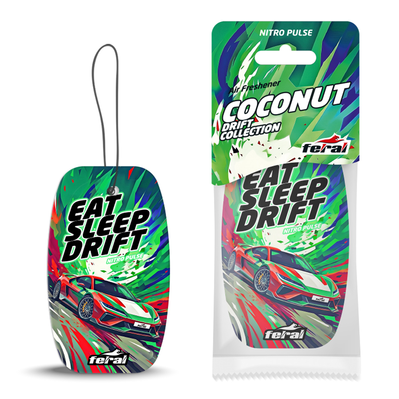 Air Freshener Hanging Feral “Drift Collection” Nitro Pulse